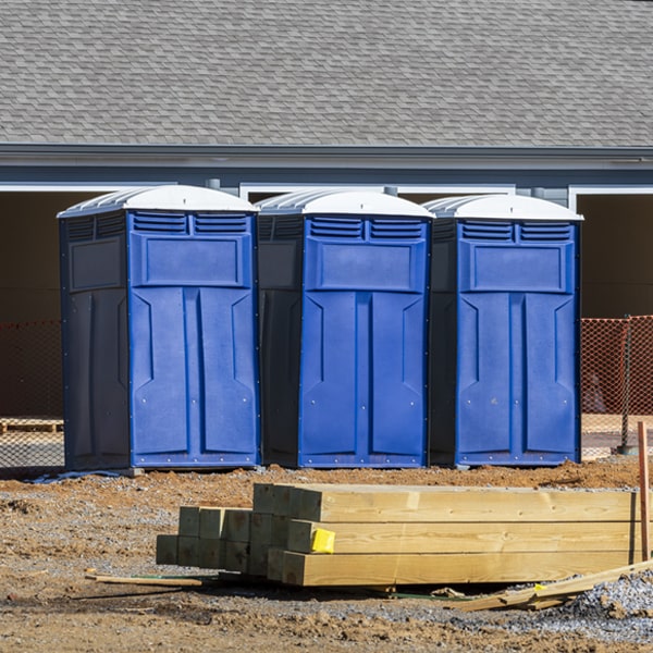 are there different sizes of portable toilets available for rent in Ashford CT